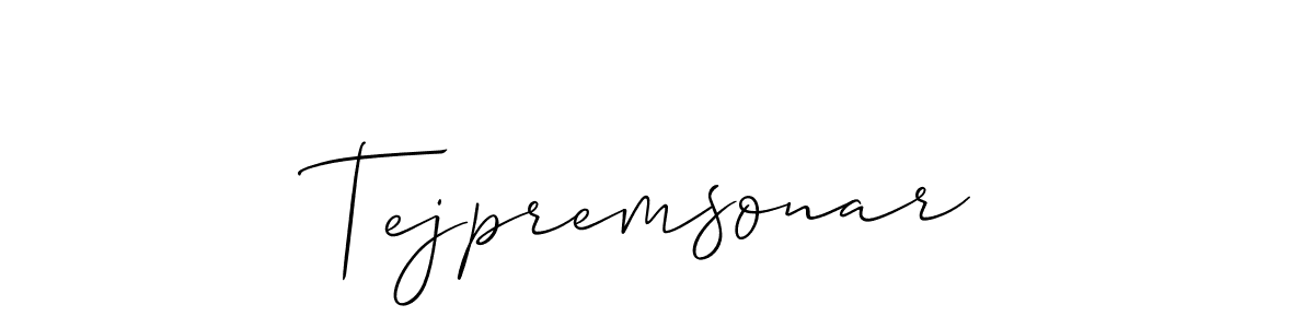 You can use this online signature creator to create a handwritten signature for the name Tejpremsonar. This is the best online autograph maker. Tejpremsonar signature style 2 images and pictures png