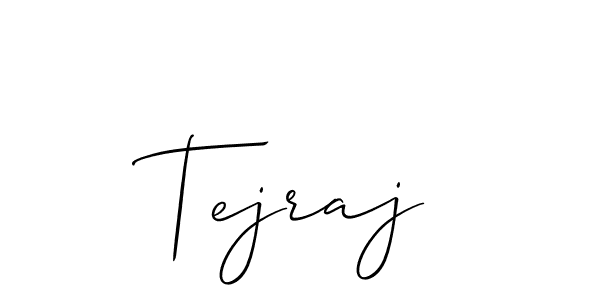 Allison_Script is a professional signature style that is perfect for those who want to add a touch of class to their signature. It is also a great choice for those who want to make their signature more unique. Get Tejraj name to fancy signature for free. Tejraj signature style 2 images and pictures png