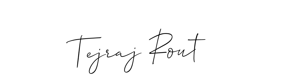 Similarly Allison_Script is the best handwritten signature design. Signature creator online .You can use it as an online autograph creator for name Tejraj Rout. Tejraj Rout signature style 2 images and pictures png