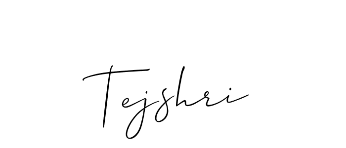 The best way (Allison_Script) to make a short signature is to pick only two or three words in your name. The name Tejshri include a total of six letters. For converting this name. Tejshri signature style 2 images and pictures png