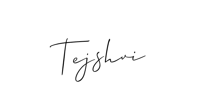 Best and Professional Signature Style for Tejshvi. Allison_Script Best Signature Style Collection. Tejshvi signature style 2 images and pictures png