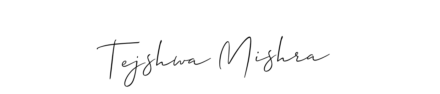 It looks lik you need a new signature style for name Tejshwa Mishra. Design unique handwritten (Allison_Script) signature with our free signature maker in just a few clicks. Tejshwa Mishra signature style 2 images and pictures png