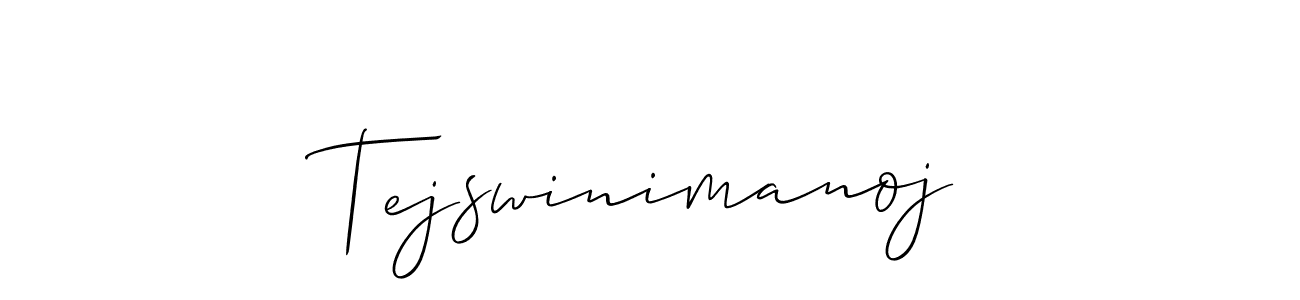 Best and Professional Signature Style for Tejswinimanoj. Allison_Script Best Signature Style Collection. Tejswinimanoj signature style 2 images and pictures png