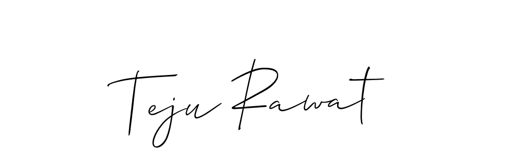 Make a beautiful signature design for name Teju Rawat. Use this online signature maker to create a handwritten signature for free. Teju Rawat signature style 2 images and pictures png