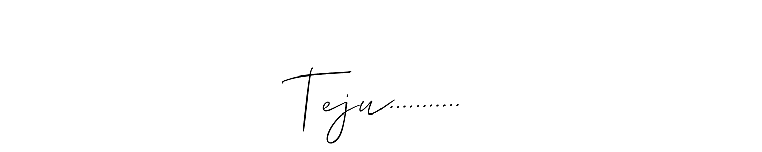 Make a short Teju........... signature style. Manage your documents anywhere anytime using Allison_Script. Create and add eSignatures, submit forms, share and send files easily. Teju........... signature style 2 images and pictures png