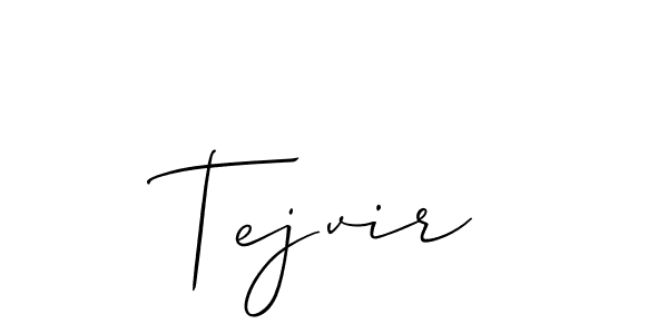 Once you've used our free online signature maker to create your best signature Allison_Script style, it's time to enjoy all of the benefits that Tejvir name signing documents. Tejvir signature style 2 images and pictures png