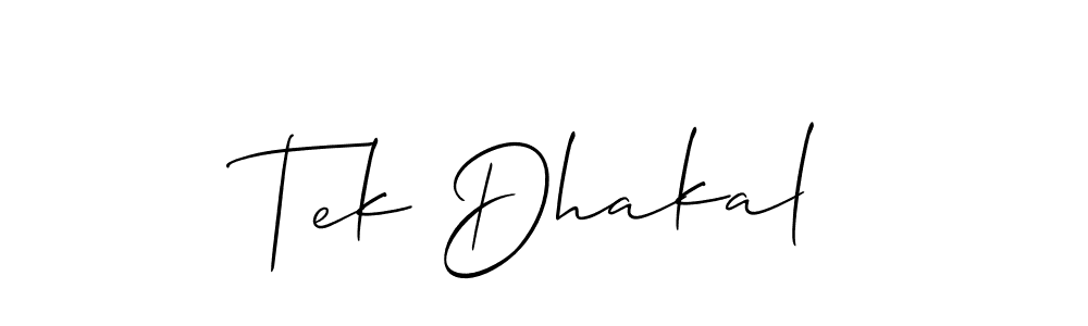 Check out images of Autograph of Tek Dhakal name. Actor Tek Dhakal Signature Style. Allison_Script is a professional sign style online. Tek Dhakal signature style 2 images and pictures png