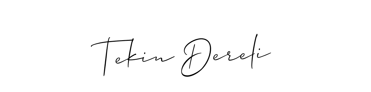 Similarly Allison_Script is the best handwritten signature design. Signature creator online .You can use it as an online autograph creator for name Tekin Dereli. Tekin Dereli signature style 2 images and pictures png