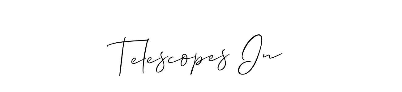 You can use this online signature creator to create a handwritten signature for the name Telescopes In. This is the best online autograph maker. Telescopes In signature style 2 images and pictures png