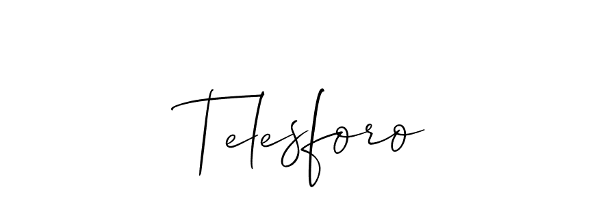 How to make Telesforo name signature. Use Allison_Script style for creating short signs online. This is the latest handwritten sign. Telesforo signature style 2 images and pictures png