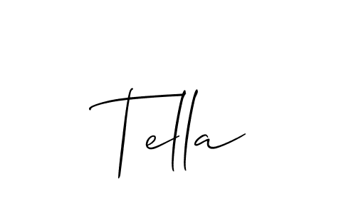Also You can easily find your signature by using the search form. We will create Tella name handwritten signature images for you free of cost using Allison_Script sign style. Tella signature style 2 images and pictures png