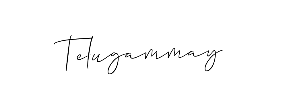 How to make Telugammay name signature. Use Allison_Script style for creating short signs online. This is the latest handwritten sign. Telugammay signature style 2 images and pictures png