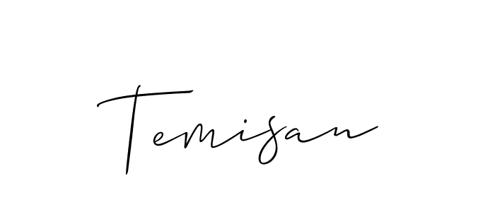 You should practise on your own different ways (Allison_Script) to write your name (Temisan) in signature. don't let someone else do it for you. Temisan signature style 2 images and pictures png