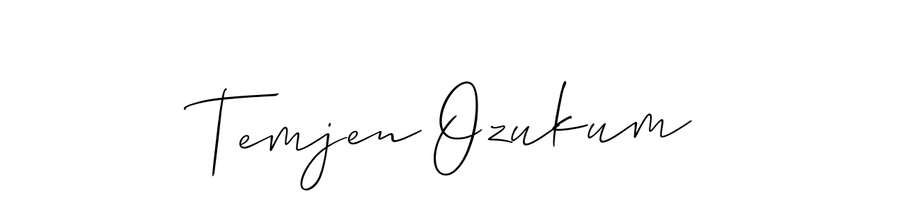 You can use this online signature creator to create a handwritten signature for the name Temjen Ozukum. This is the best online autograph maker. Temjen Ozukum signature style 2 images and pictures png