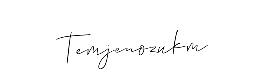 if you are searching for the best signature style for your name Temjenozukm. so please give up your signature search. here we have designed multiple signature styles  using Allison_Script. Temjenozukm signature style 2 images and pictures png