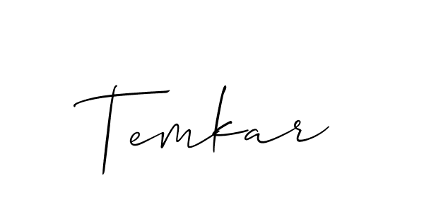 Make a beautiful signature design for name Temkar. Use this online signature maker to create a handwritten signature for free. Temkar signature style 2 images and pictures png