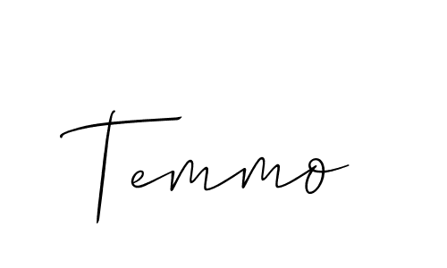 if you are searching for the best signature style for your name Temmo. so please give up your signature search. here we have designed multiple signature styles  using Allison_Script. Temmo signature style 2 images and pictures png
