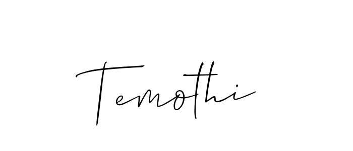 Make a beautiful signature design for name Temothi. With this signature (Allison_Script) style, you can create a handwritten signature for free. Temothi signature style 2 images and pictures png