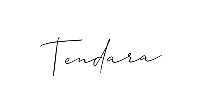 It looks lik you need a new signature style for name Tendara. Design unique handwritten (Allison_Script) signature with our free signature maker in just a few clicks. Tendara signature style 2 images and pictures png