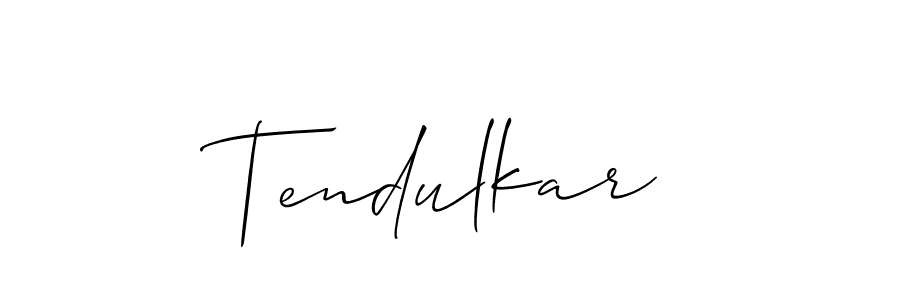 Also we have Tendulkar name is the best signature style. Create professional handwritten signature collection using Allison_Script autograph style. Tendulkar signature style 2 images and pictures png