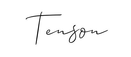 Express your personality with a custom Tenson signature crafted with Allison_Script typography. Free transparent PNG download available. Tenson signature style 2 images and pictures png