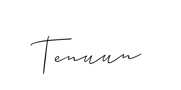 You should practise on your own different ways (Allison_Script) to write your name (Tenuun) in signature. don't let someone else do it for you. Tenuun signature style 2 images and pictures png