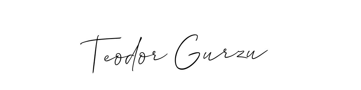 Check out images of Autograph of Teodor Gurzu name. Actor Teodor Gurzu Signature Style. Allison_Script is a professional sign style online. Teodor Gurzu signature style 2 images and pictures png