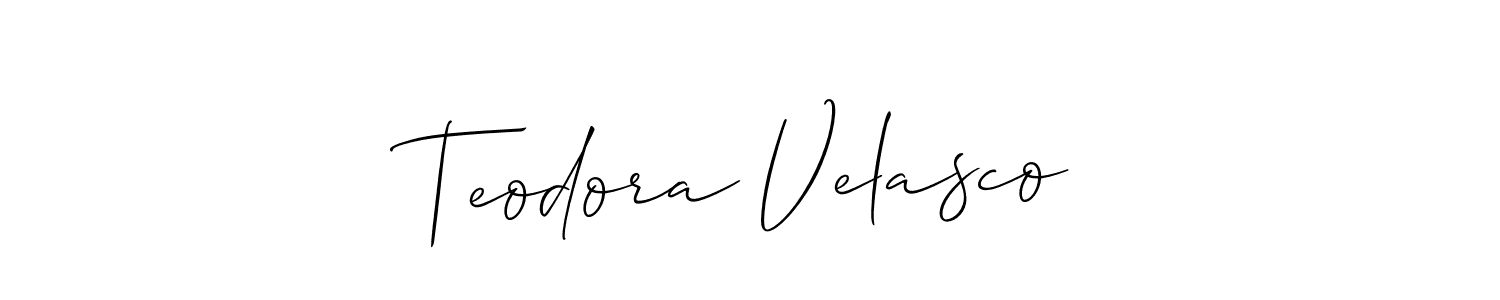 Here are the top 10 professional signature styles for the name Teodora Velasco. These are the best autograph styles you can use for your name. Teodora Velasco signature style 2 images and pictures png