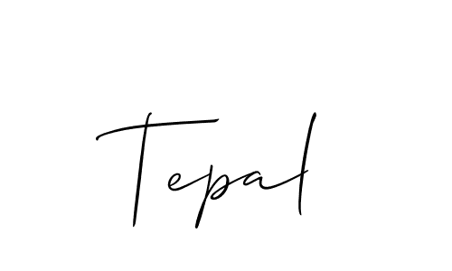 Once you've used our free online signature maker to create your best signature Allison_Script style, it's time to enjoy all of the benefits that Tepal name signing documents. Tepal signature style 2 images and pictures png