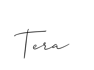 if you are searching for the best signature style for your name Tera. so please give up your signature search. here we have designed multiple signature styles  using Allison_Script. Tera signature style 2 images and pictures png