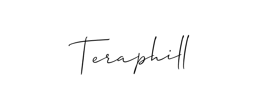 Here are the top 10 professional signature styles for the name Teraphill. These are the best autograph styles you can use for your name. Teraphill signature style 2 images and pictures png