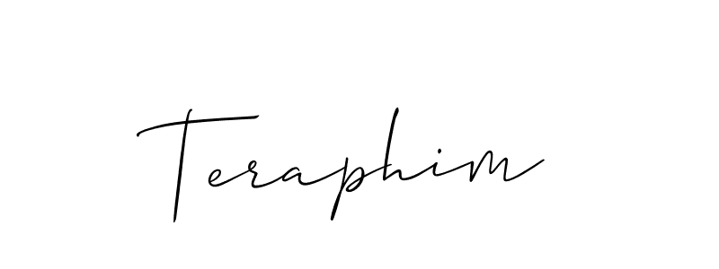 Teraphim stylish signature style. Best Handwritten Sign (Allison_Script) for my name. Handwritten Signature Collection Ideas for my name Teraphim. Teraphim signature style 2 images and pictures png