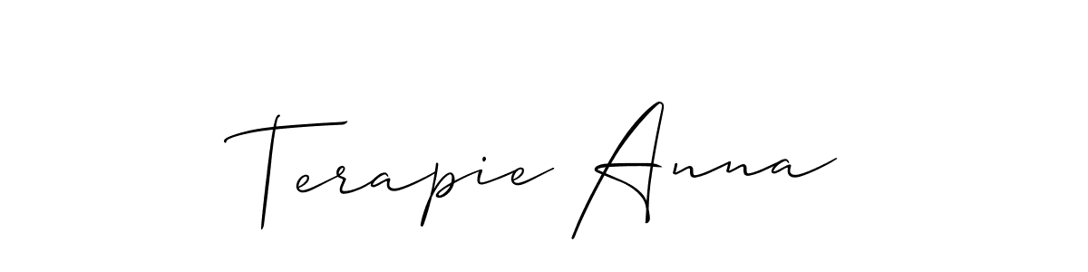 Make a beautiful signature design for name Terapie Anna. Use this online signature maker to create a handwritten signature for free. Terapie Anna signature style 2 images and pictures png