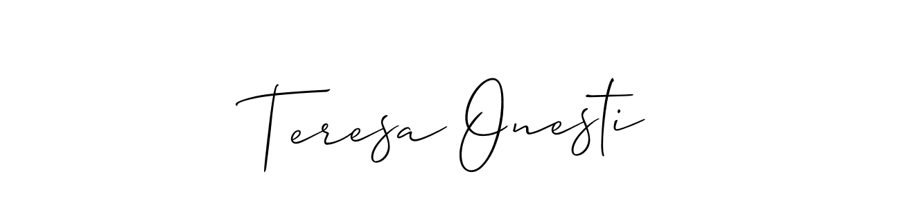 You can use this online signature creator to create a handwritten signature for the name Teresa Onesti. This is the best online autograph maker. Teresa Onesti signature style 2 images and pictures png