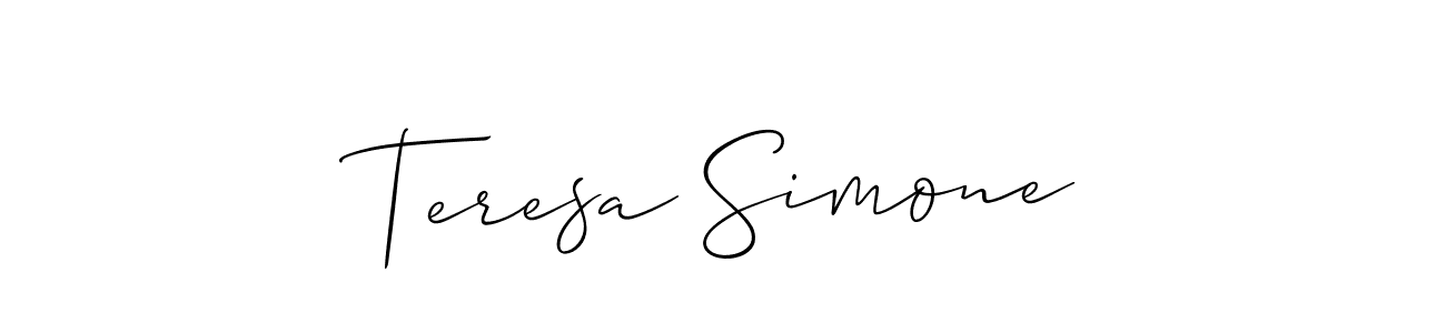 See photos of Teresa Simone official signature by Spectra . Check more albums & portfolios. Read reviews & check more about Allison_Script font. Teresa Simone signature style 2 images and pictures png