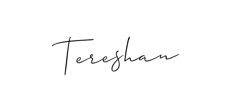 You can use this online signature creator to create a handwritten signature for the name Tereshan. This is the best online autograph maker. Tereshan signature style 2 images and pictures png