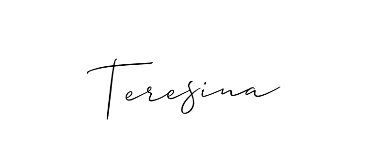 Here are the top 10 professional signature styles for the name Teresina. These are the best autograph styles you can use for your name. Teresina signature style 2 images and pictures png