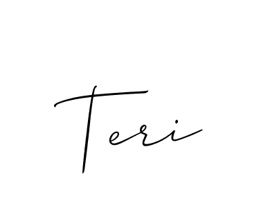 Also You can easily find your signature by using the search form. We will create Teri name handwritten signature images for you free of cost using Allison_Script sign style. Teri signature style 2 images and pictures png