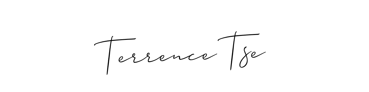 How to make Terrence Tse signature? Allison_Script is a professional autograph style. Create handwritten signature for Terrence Tse name. Terrence Tse signature style 2 images and pictures png
