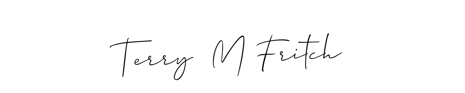 See photos of Terry  M Fritch official signature by Spectra . Check more albums & portfolios. Read reviews & check more about Allison_Script font. Terry  M Fritch signature style 2 images and pictures png