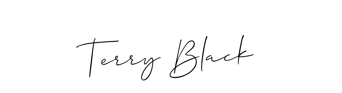 Once you've used our free online signature maker to create your best signature Allison_Script style, it's time to enjoy all of the benefits that Terry Black name signing documents. Terry Black signature style 2 images and pictures png