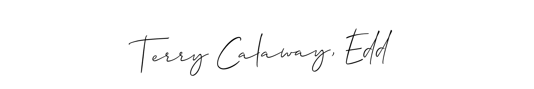 Best and Professional Signature Style for Terry Calaway, Edd. Allison_Script Best Signature Style Collection. Terry Calaway, Edd signature style 2 images and pictures png