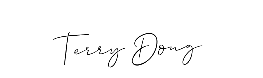 Similarly Allison_Script is the best handwritten signature design. Signature creator online .You can use it as an online autograph creator for name Terry Dong. Terry Dong signature style 2 images and pictures png