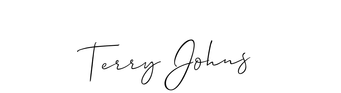 Make a beautiful signature design for name Terry Johns. Use this online signature maker to create a handwritten signature for free. Terry Johns signature style 2 images and pictures png