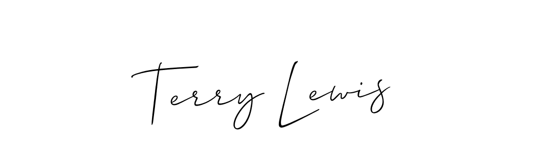 The best way (Allison_Script) to make a short signature is to pick only two or three words in your name. The name Terry Lewis include a total of six letters. For converting this name. Terry Lewis signature style 2 images and pictures png