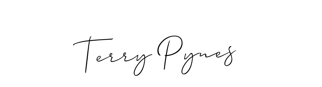 Similarly Allison_Script is the best handwritten signature design. Signature creator online .You can use it as an online autograph creator for name Terry Pynes. Terry Pynes signature style 2 images and pictures png