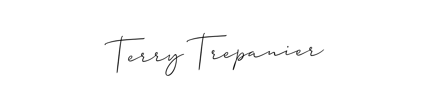 Best and Professional Signature Style for Terry Trepanier. Allison_Script Best Signature Style Collection. Terry Trepanier signature style 2 images and pictures png