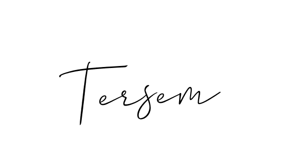 Once you've used our free online signature maker to create your best signature Allison_Script style, it's time to enjoy all of the benefits that Tersem name signing documents. Tersem signature style 2 images and pictures png