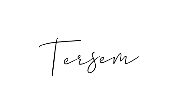 Once you've used our free online signature maker to create your best signature Allison_Script style, it's time to enjoy all of the benefits that Tersem name signing documents. Tersem signature style 2 images and pictures png