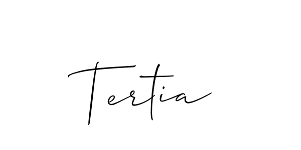 See photos of Tertia official signature by Spectra . Check more albums & portfolios. Read reviews & check more about Allison_Script font. Tertia signature style 2 images and pictures png